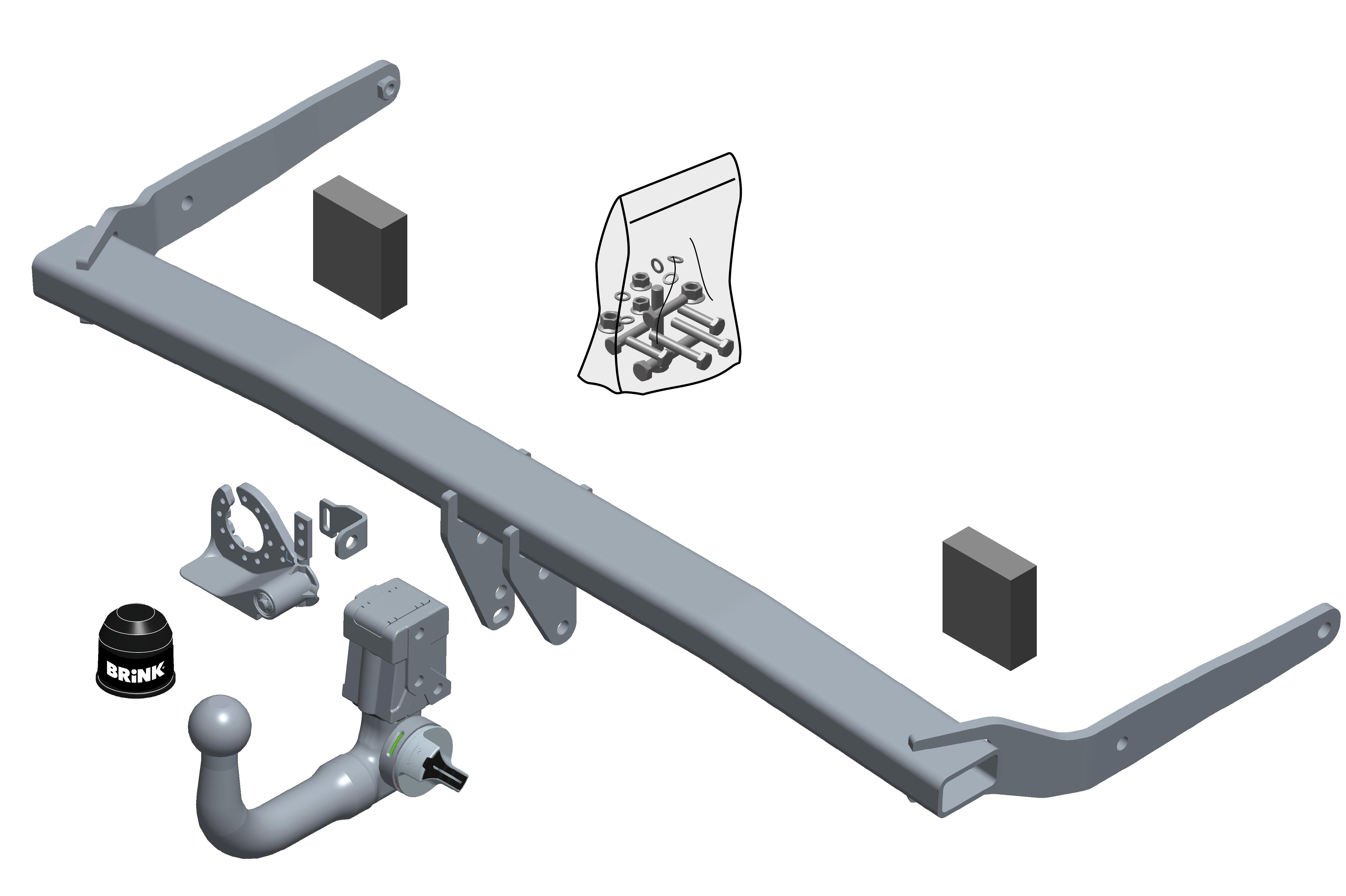 Brink Vertical Detachable Towbar