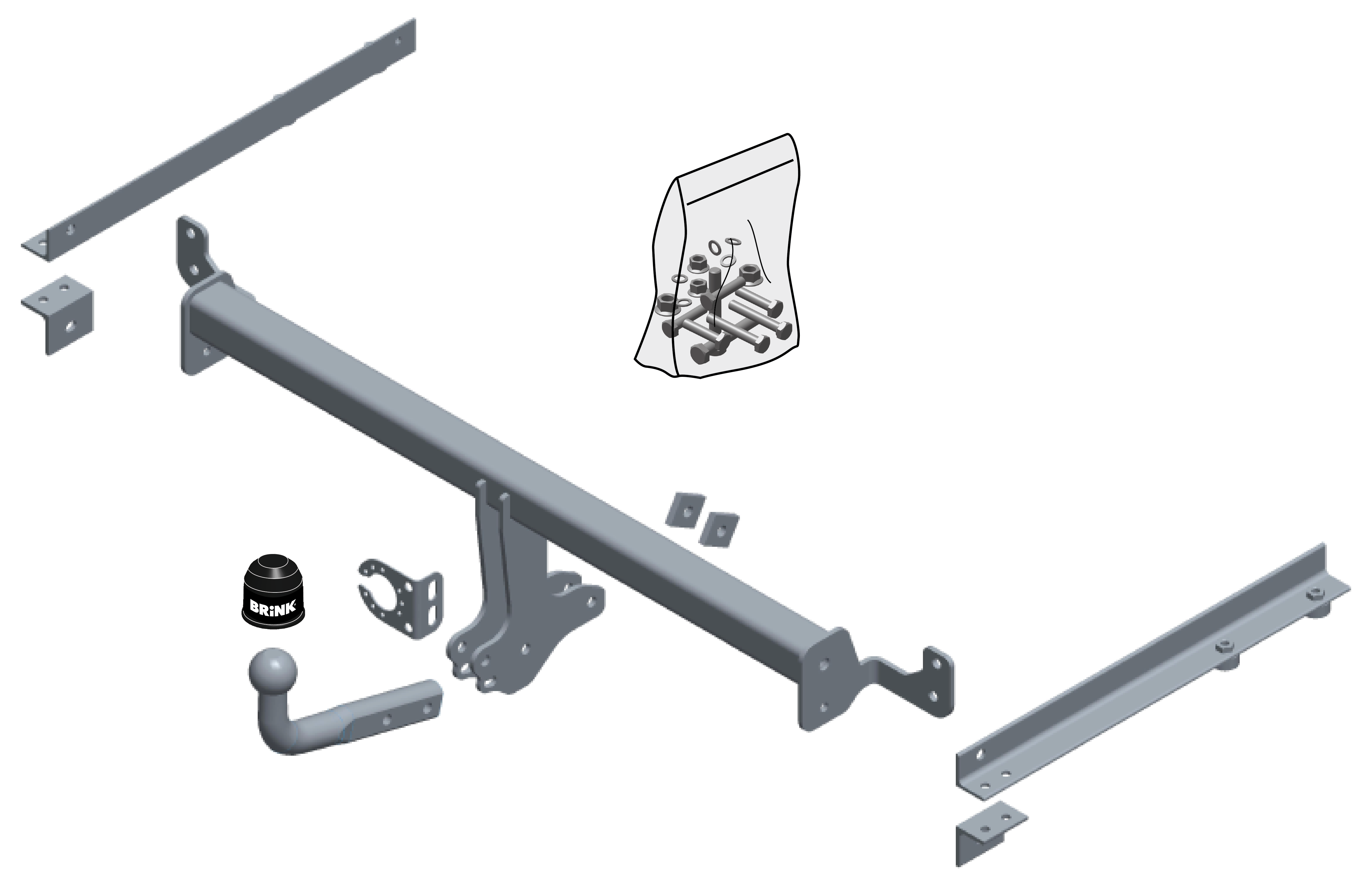 Brink Swan Neck (Fixed) Towbar