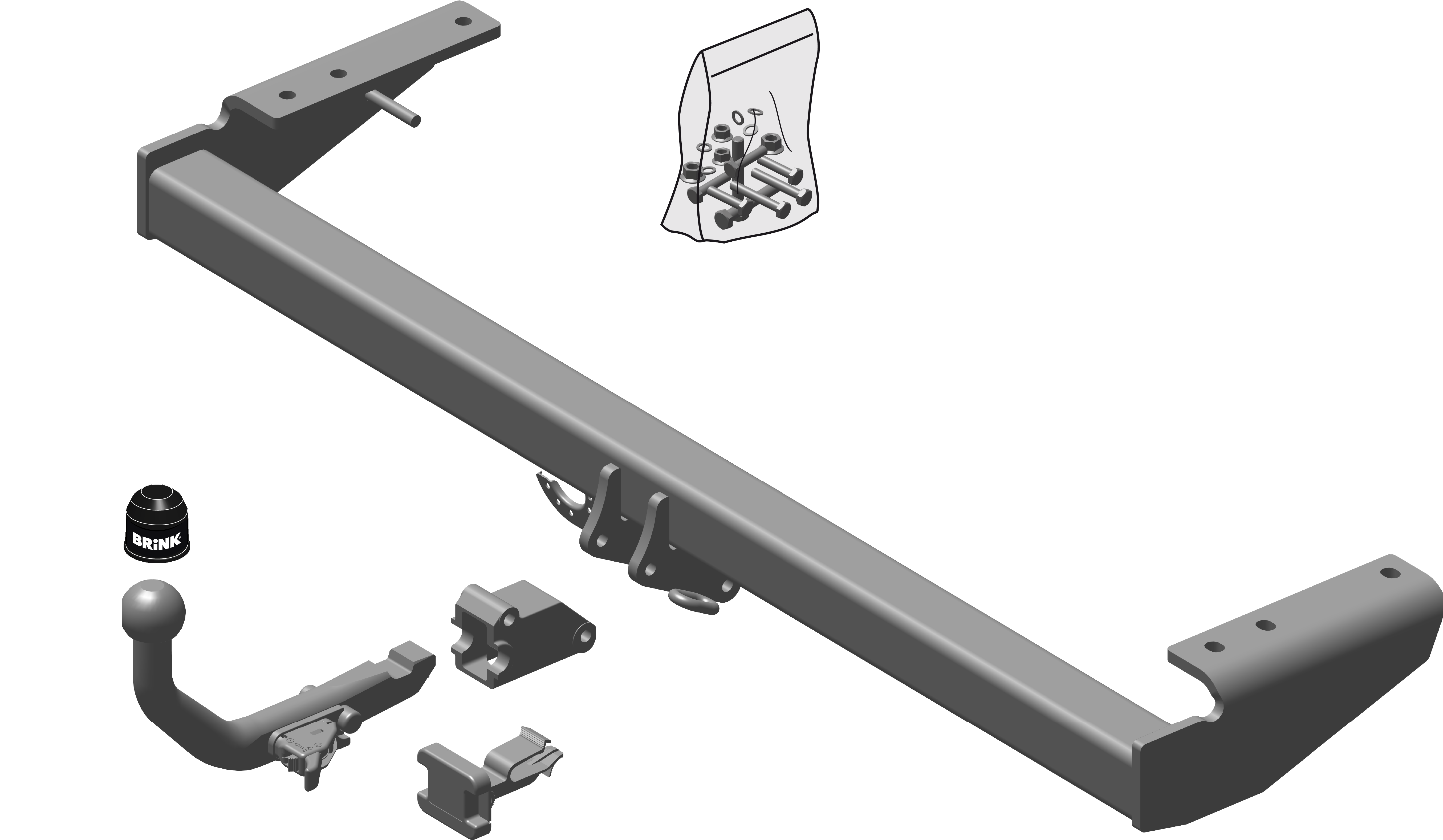 Brink Horizontal Detachable Towbar