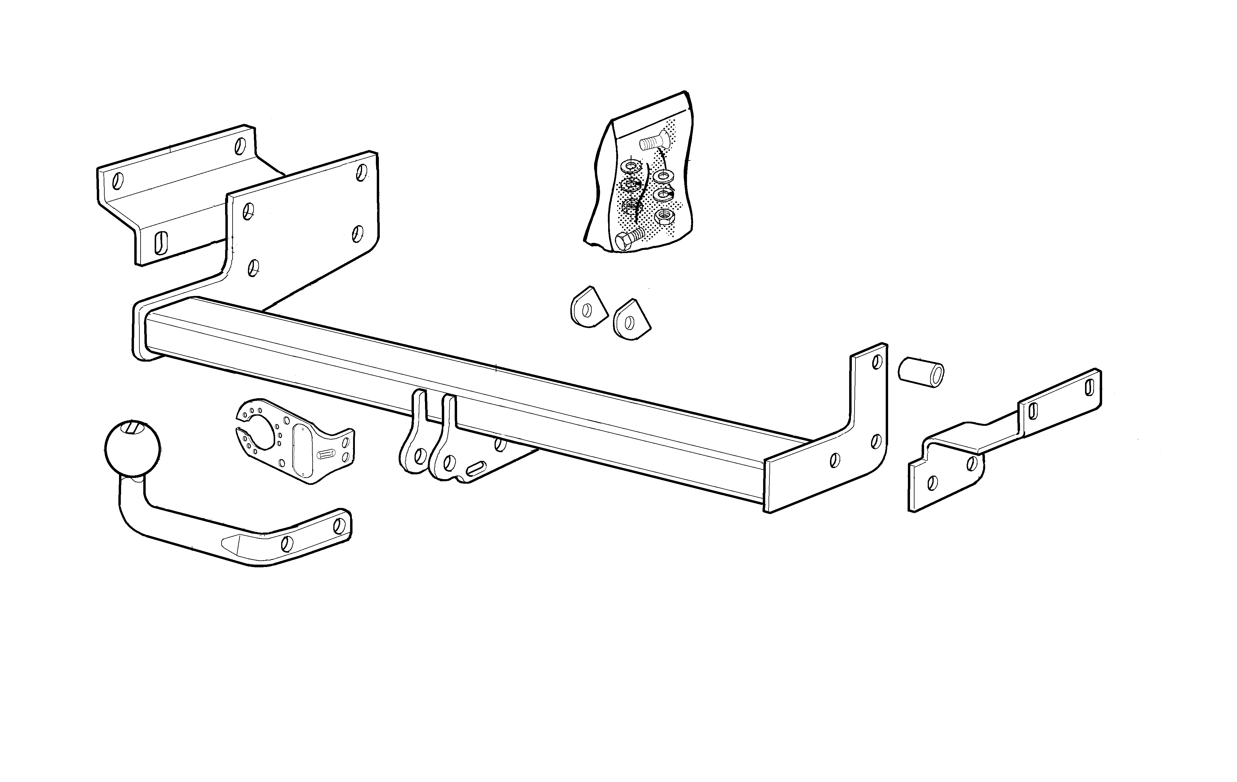 Brink Swan Neck (Fixed) Towbar