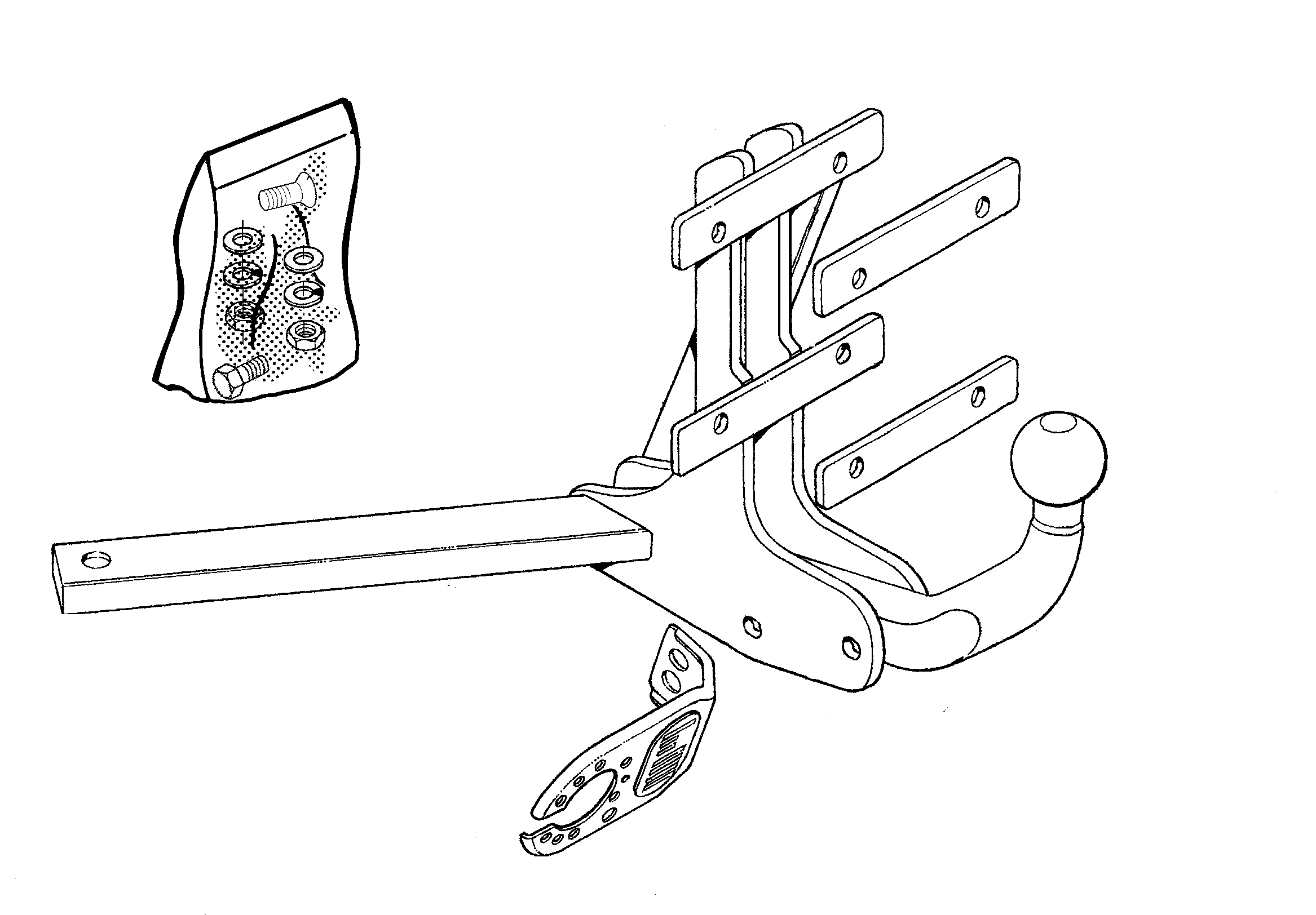 Brink Swan Neck (Fixed) Towbar