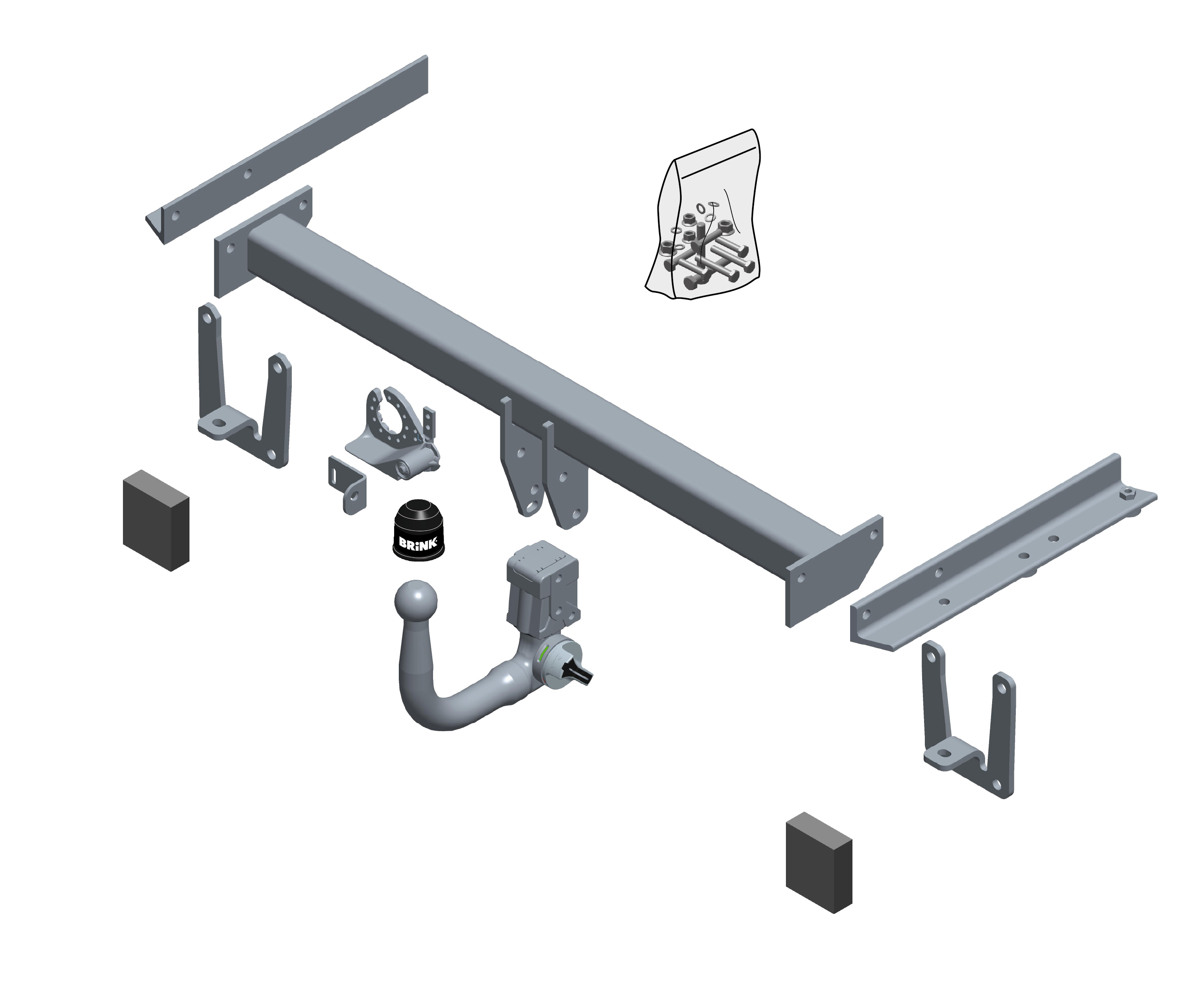 Brink Vertical Detachable Towbar