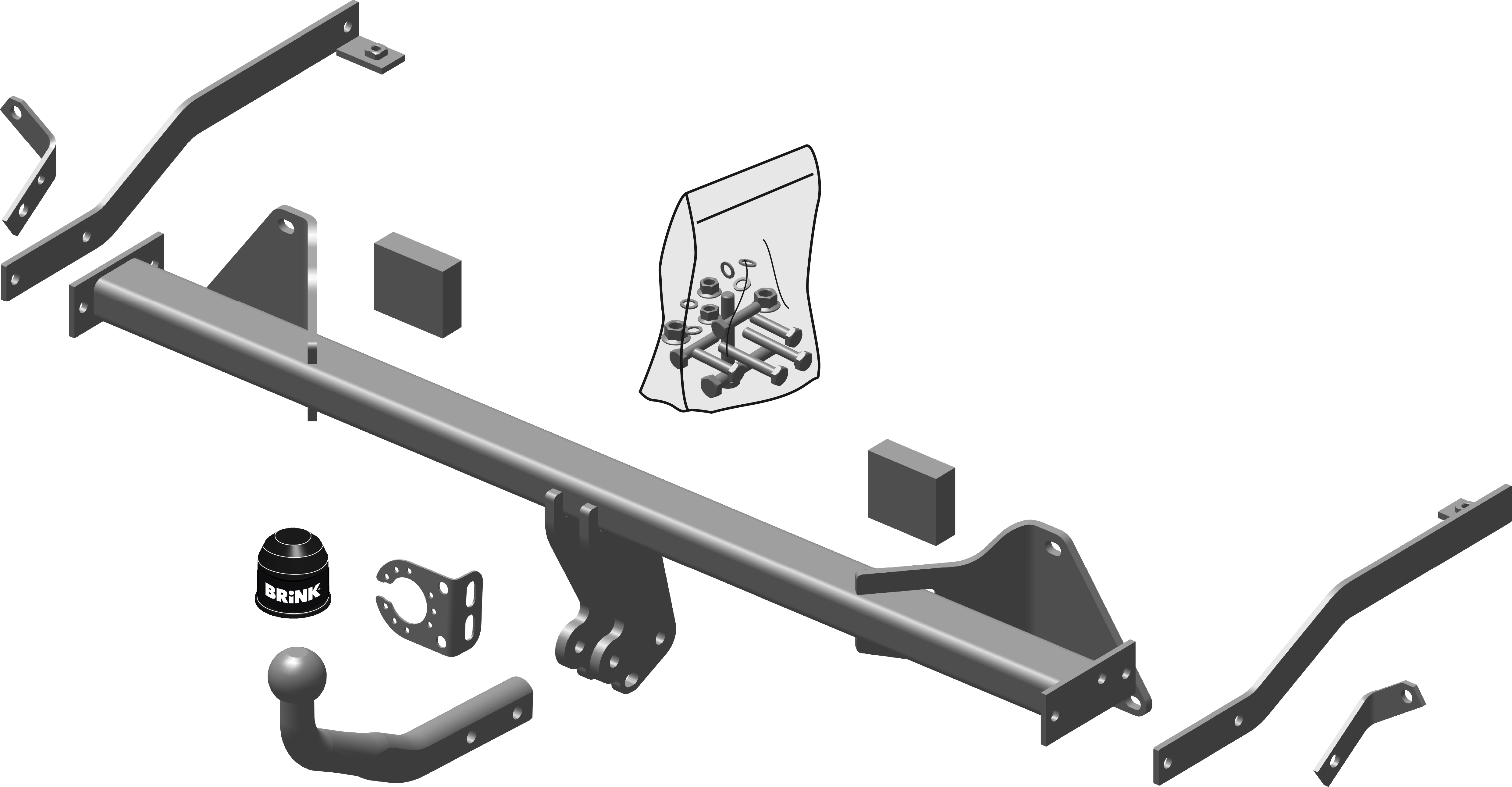 Brink Swan Neck (Fixed) Towbar